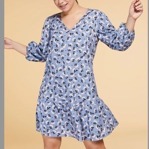 NWT - Persona by Marina Rinaldi Crepe de Chine Dress